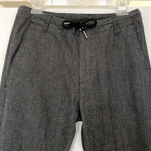 Massimo Dutti herringbone jogger pants